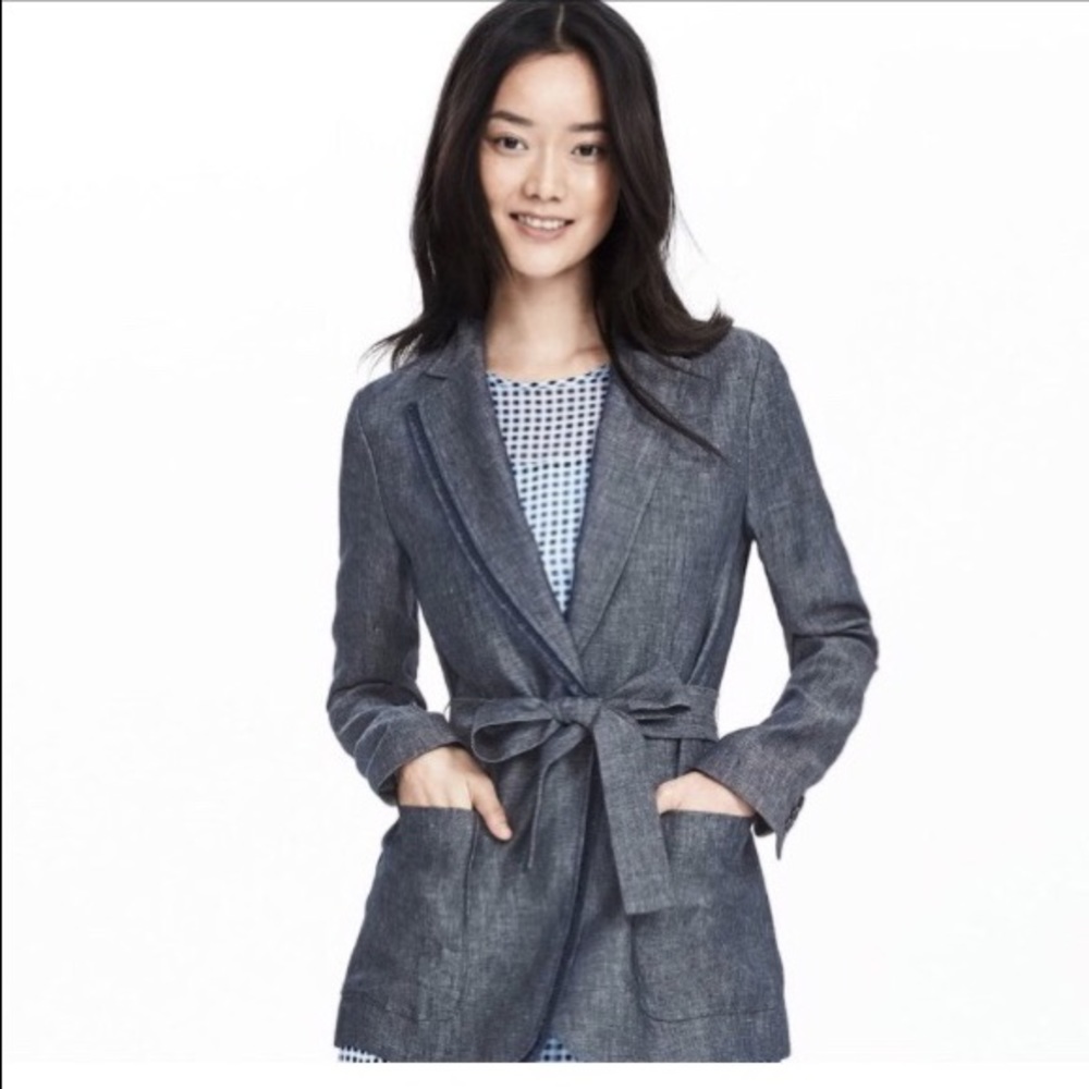 Limited edition Banana Republic Tie-In blazer NWT